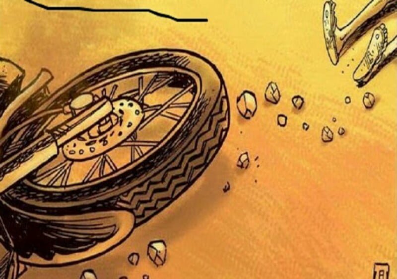 Ilustrasi tabrakan