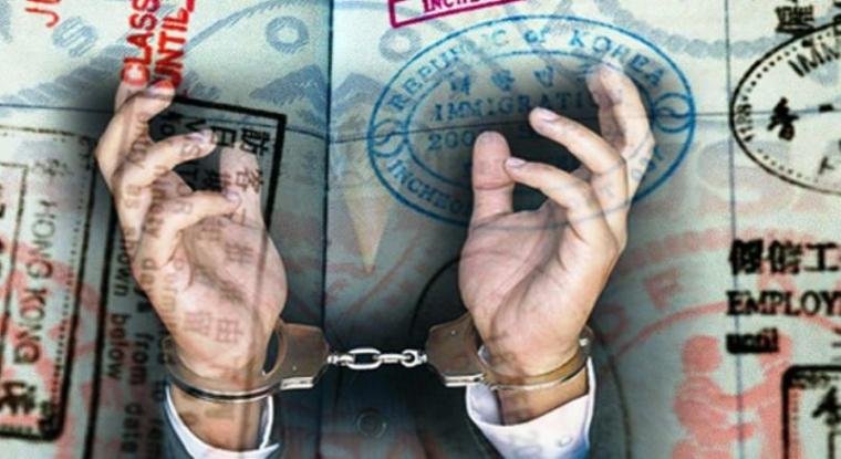 ilustrasi imigran gelap