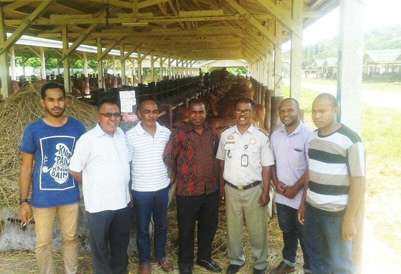 Tim dari Provinsi Papua yang terdiri dari dinas peternakan